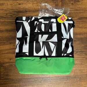 Zumba Fitness Black and Green Graphic Backpack